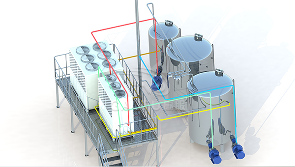 冰水系統示意圖